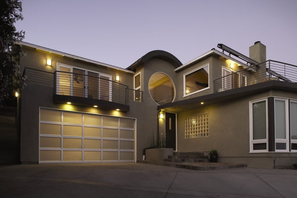 An Aluminum Overhead Garage Door
