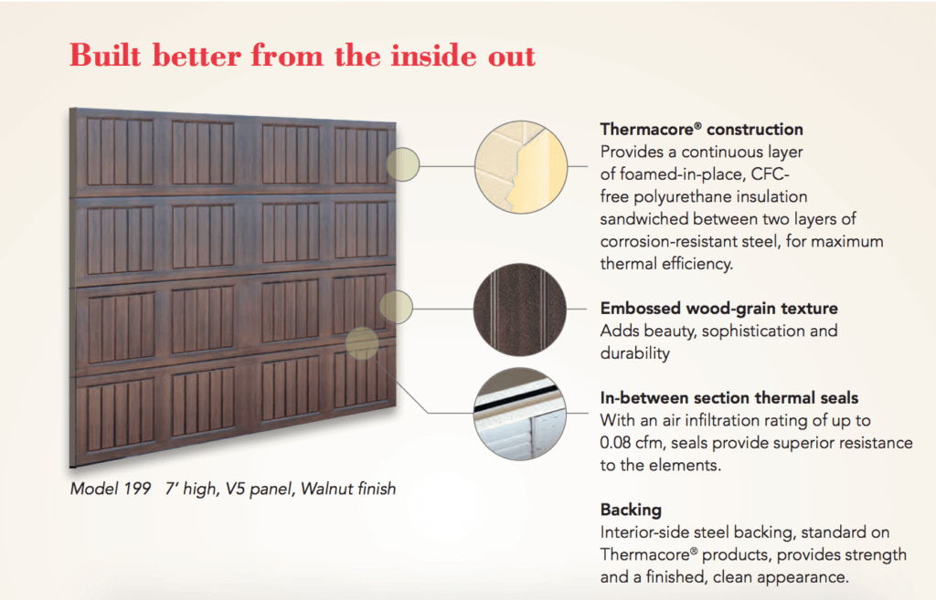 wood garage door
