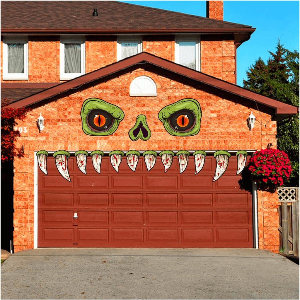 halloween garage door